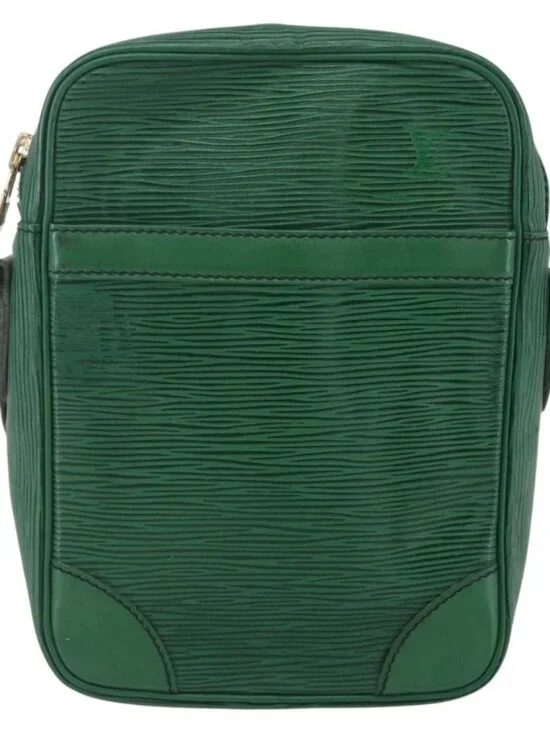 Authentic LOUIS VUITTON Epi Danube Shoulder Bag Green M45634 LV - Picture 5 of 16